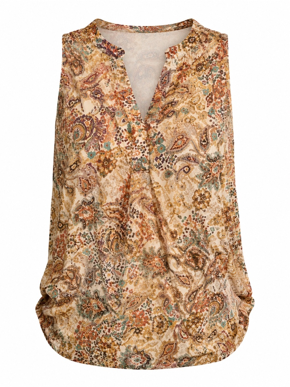 Artisan NY paisley floral tank shirt